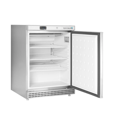 Commercial fridge - Tefcold UR200X1 - 119 liters - 45 DB - 0.59 kw/24 hours (50.3 x 41.5 cm shelves)