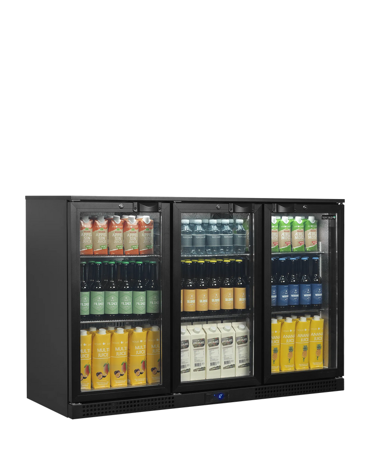 Backbar med hængslede døre - Tefcold BA31H - 288 liter - 44 DB - 1,8 kW/24 timer (90 cm høj)