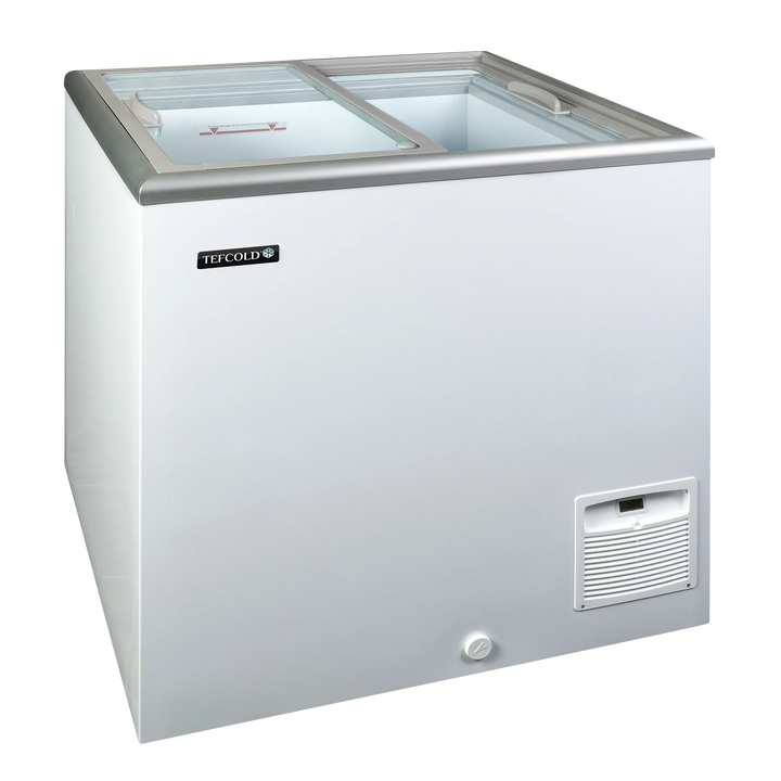 Fryser med glaslåge - Tefcold IDA200-W1