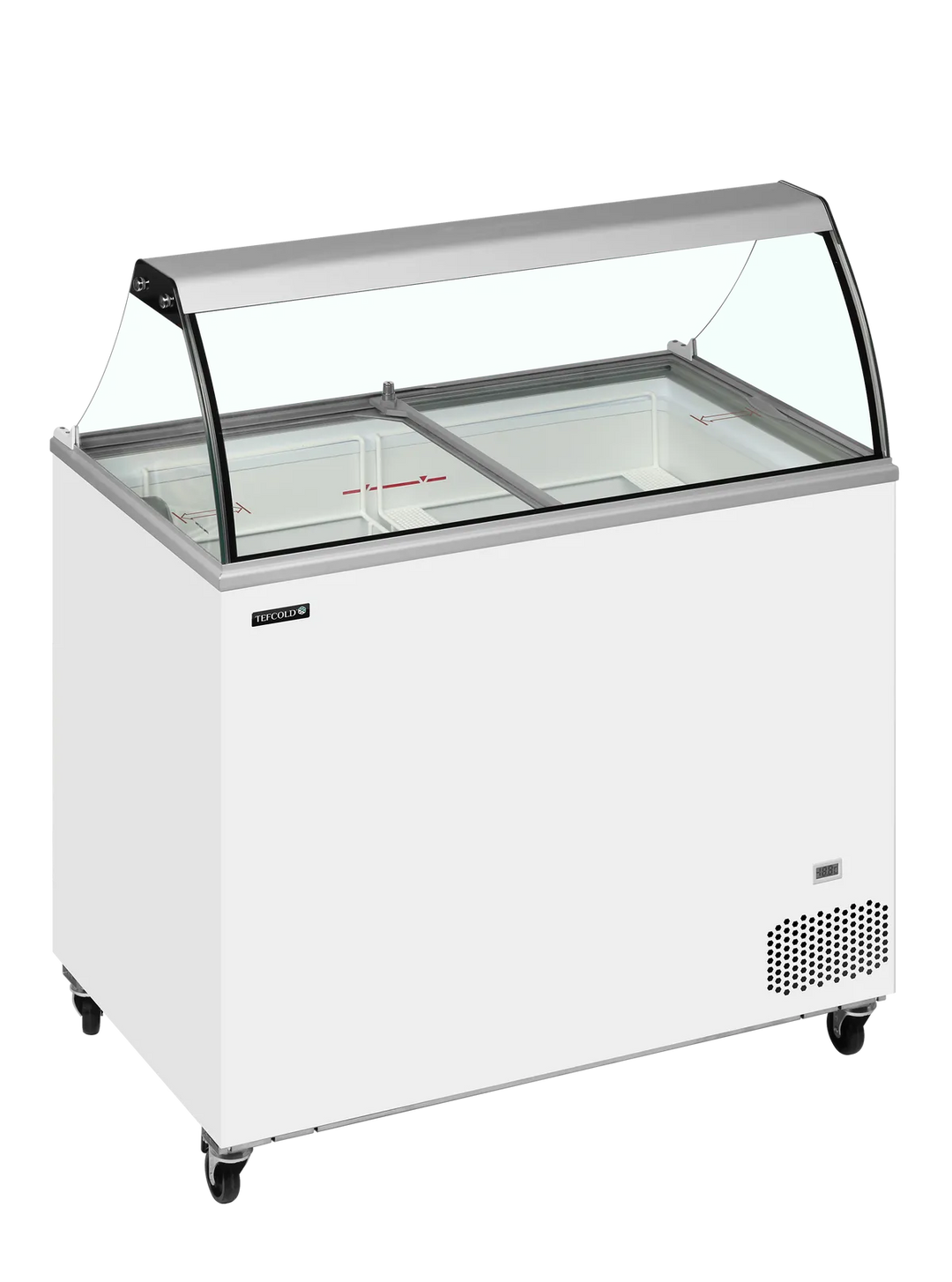 Tefcold IC301SC-SO isdisk - 7 x 5 liter - Skydelåg - Statisk