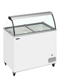 Isdisk til 7 x 5 liter scoop is - Tefcold IC301SC-SO - 1,85 kw/24 timer