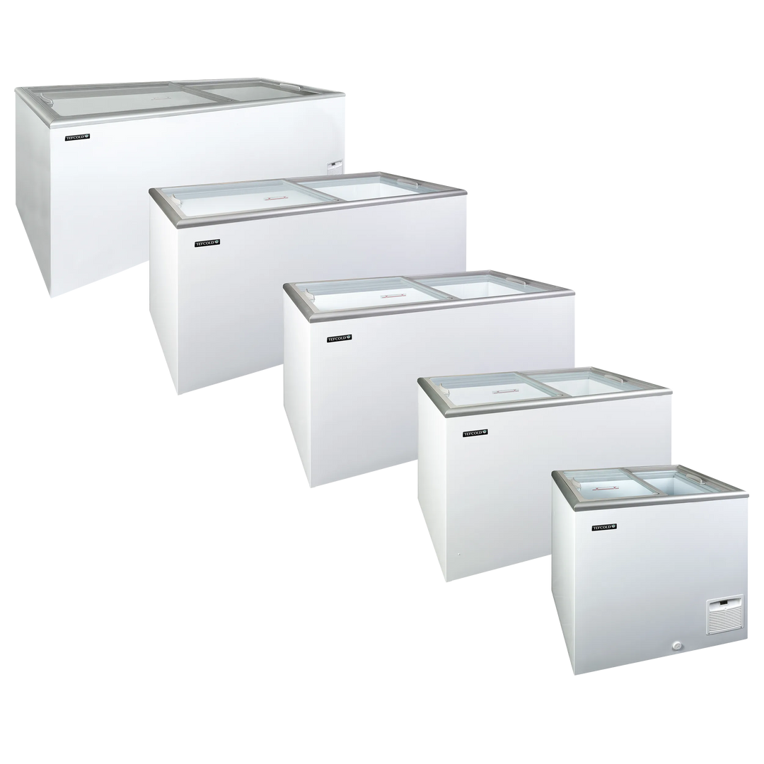Fryser med glaslåge - Tefcold IDA300-W1