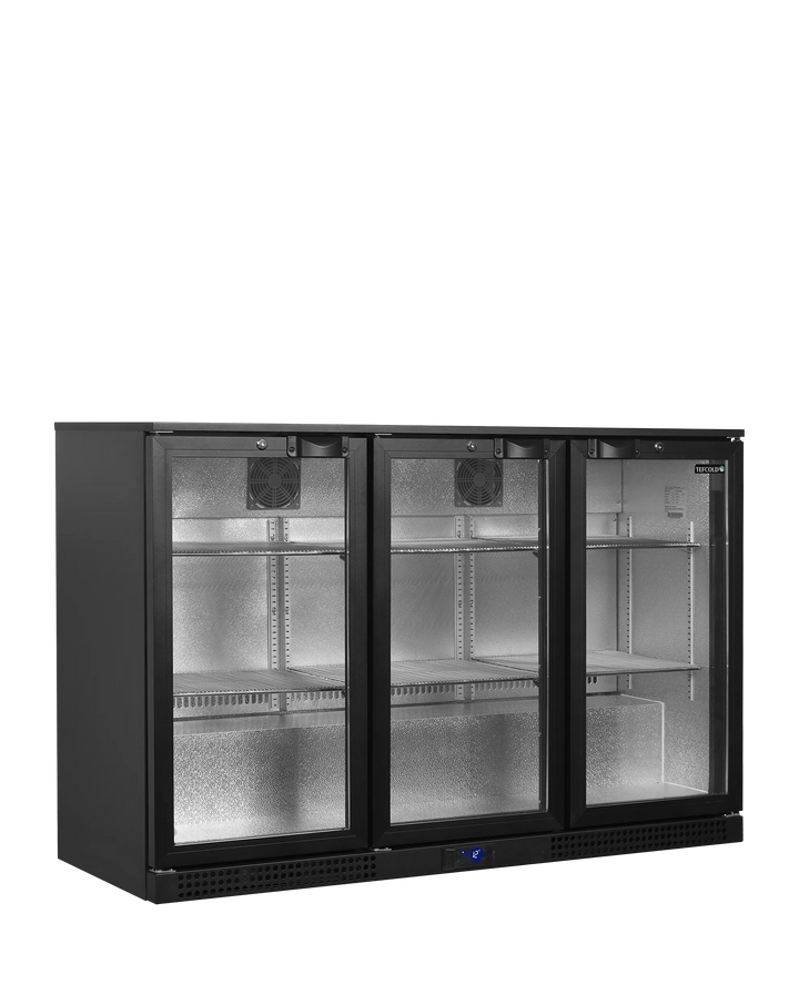 Backbar med hængslede døre - Tefcold BA31H - 288 liter - 44 DB - 1,8 kW/24 timer (90 cm høj)