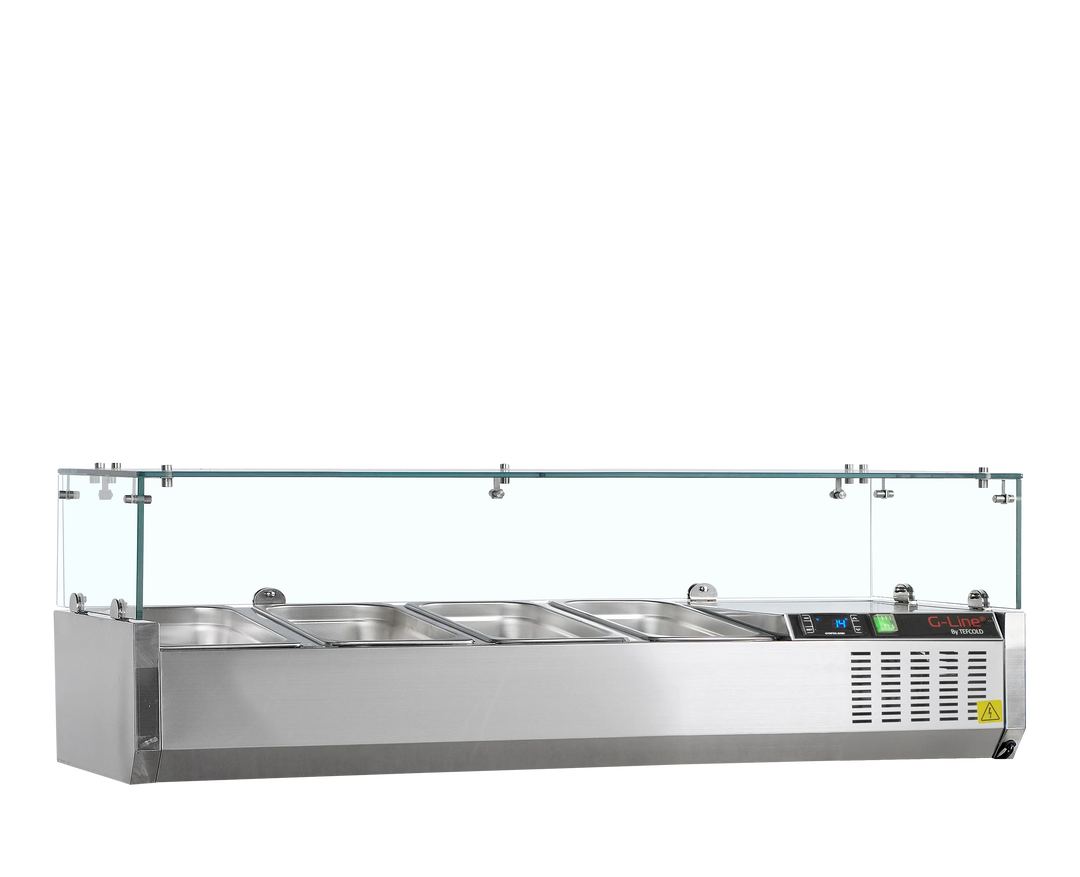 Tefcold GVC33-120 - køleopsats til 4 x GN 1/4 - 120 cm bred