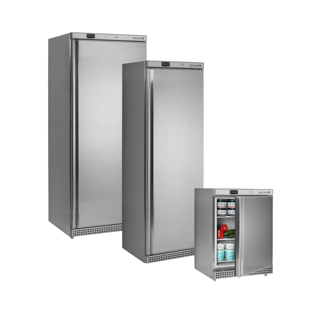 Lagerkøleskab - Tefcold UR400X1 - 45 DB - 0,65 kw/24 timer (50,3 x 41,5 cm hylder)