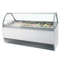 Millenium LX24 ice cream counter - 24 x 5 liters - Ventilated - 215.6 cm long