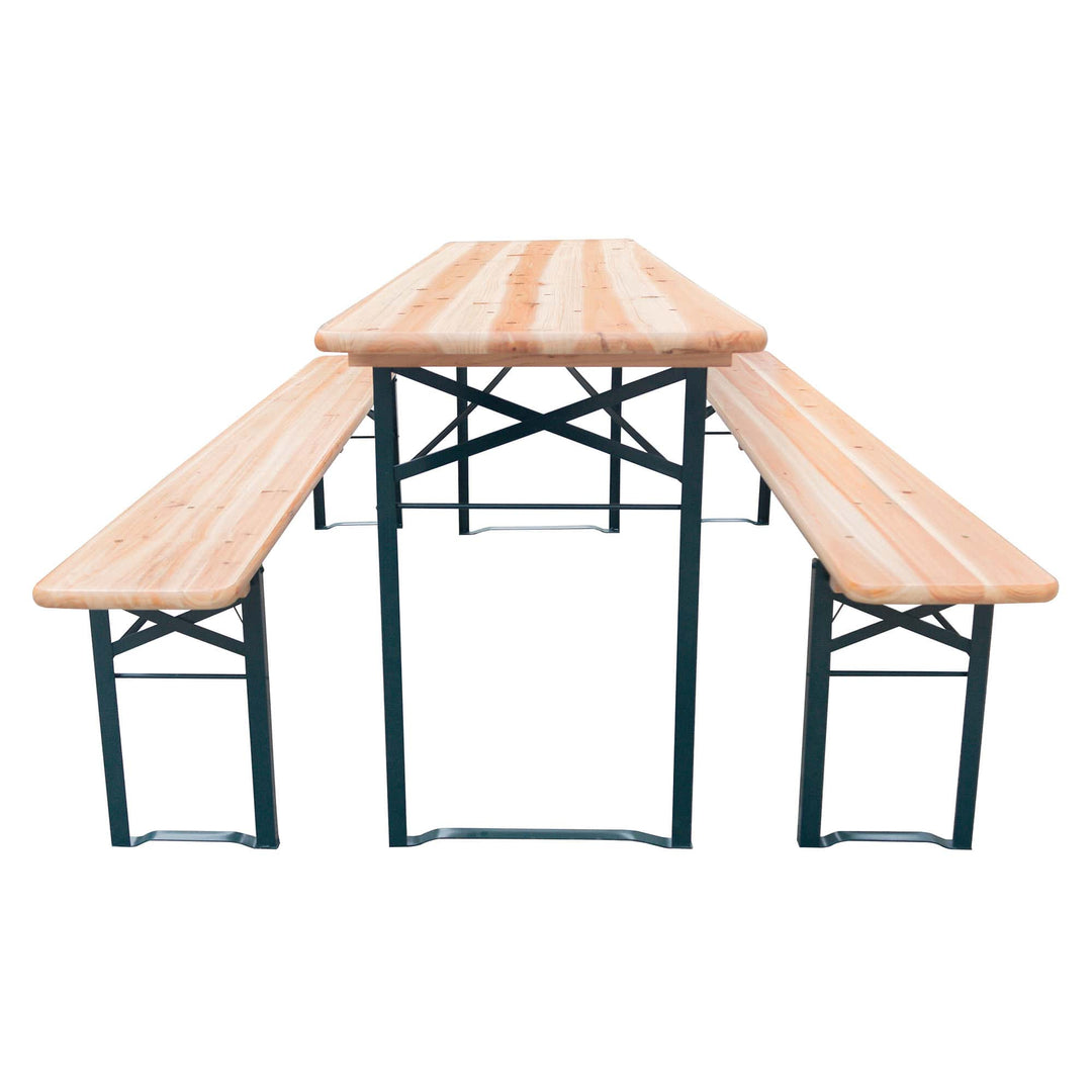 Table bench set München Basic - 200 cm - Stackable - Outdoors