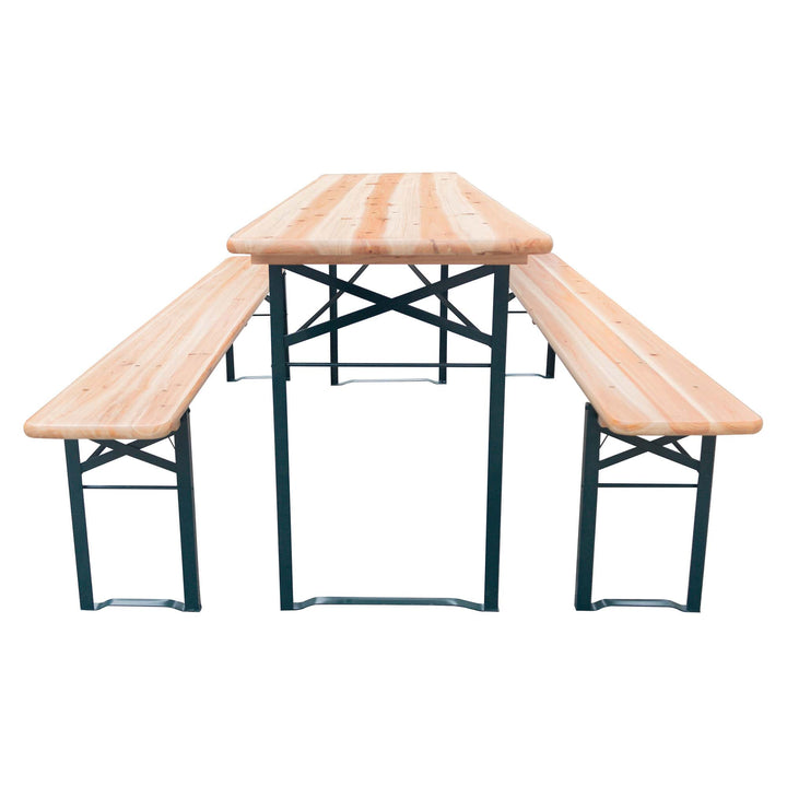 Table bench set München Basic - 200 cm - Stackable - Outdoors
