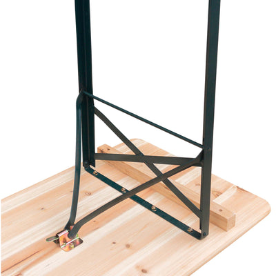 Festivalbord - München Pro - 60x220x75h cm - Stabelbart - Udendørs