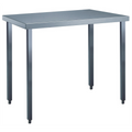 Zanussi rustfrit stålbord - Standard serie - 70 cm dyb, 50-280 cm bred