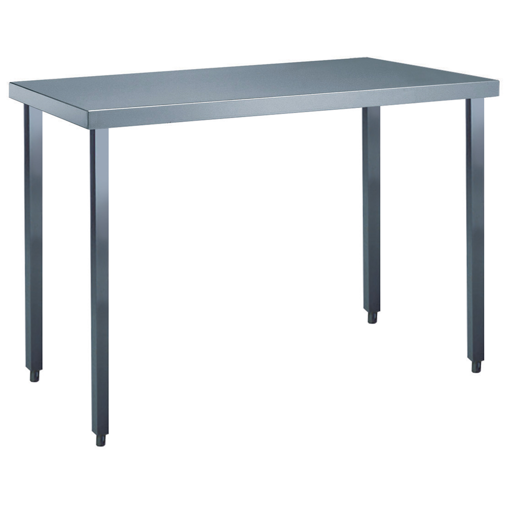 Zanussi rustfrit stålbord - Standard serie - 70 cm dyb, 50-280 cm bred