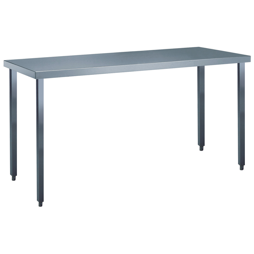 Zanussi rustfrit stålbord - Standard serie - 70 cm dyb, 50-280 cm bred