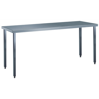 Zanussi rustfrit stålbord - Standard serie - 70 cm dyb, 50-280 cm bred