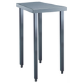 Zanussi rustfrit stålbord - Standard serie - 70 cm dyb, 50-280 cm bred
