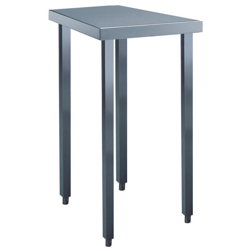 Zanussi rustfrit stålbord - Standard serie - 70 cm dyb, 50-280 cm bred