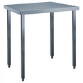 Zanussi rustfrit stålbord - Standard serie - 70 cm dyb, 50-280 cm bred