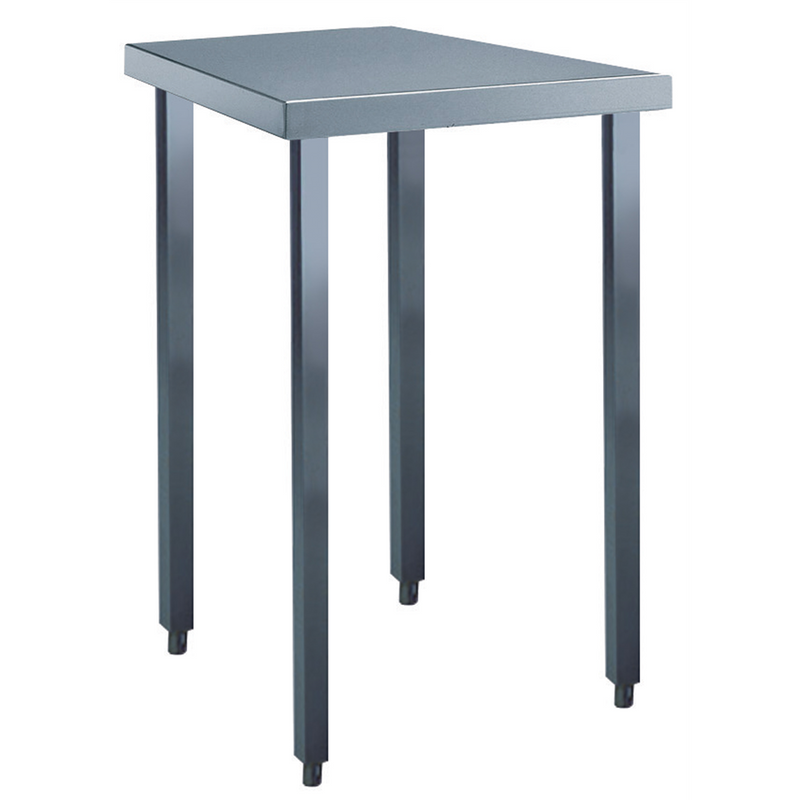 Zanussi rustfrit stålbord - Standard serie - 70 cm dyb, 50-280 cm bred