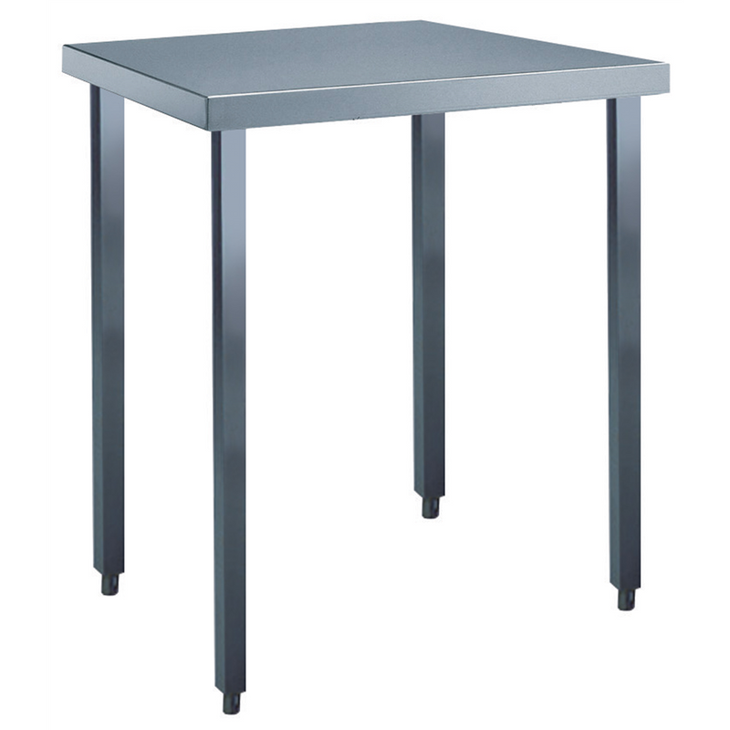 Zanussi rustfrit stålbord - Standard serie - 70 cm dyb, 50-280 cm bred