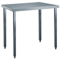 Zanussi rustfrit stålbord - Standard serie - 70 cm dyb, 50-280 cm bred