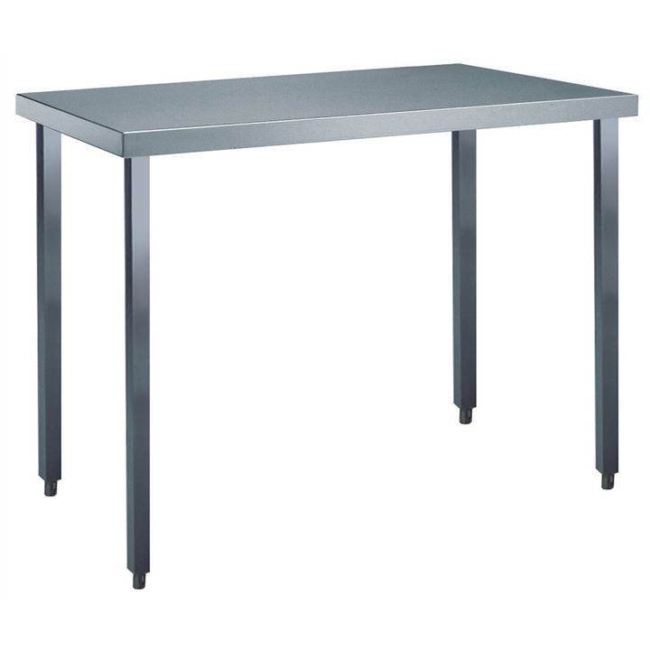 Zanussi rustfrit stålbord - Standard serie - 70 cm dyb, 50-280 cm bred