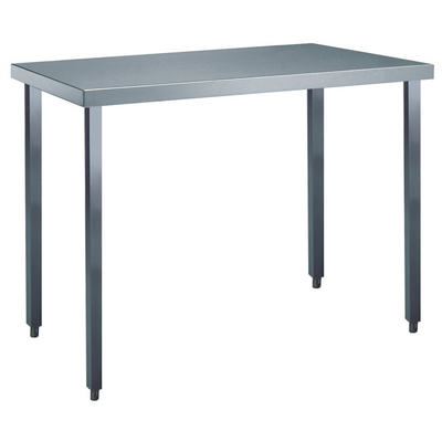Zanussi rustfrit stålbord - Standard serie - 70 cm dyb, 50-280 cm bred