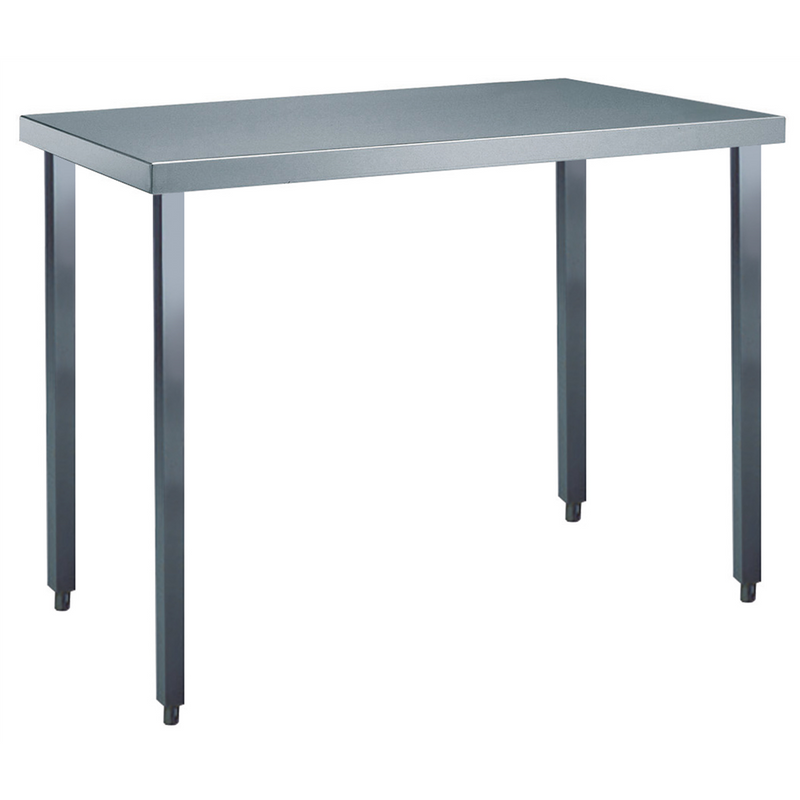 Zanussi rustfrit stålbord - Standard serie - 70 cm dyb, 50-280 cm bred