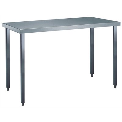 Zanussi rustfrit stålbord - Standard serie - 70 cm dyb, 50-280 cm bred