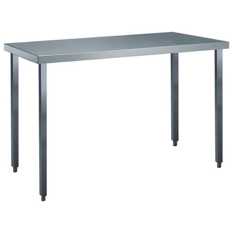 Zanussi rustfrit stålbord - Standard serie - 70 cm dyb, 50-280 cm bred