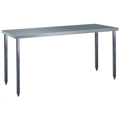 Zanussi rustfrit stålbord - Standard serie - 70 cm dyb, 50-280 cm bred