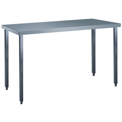 Zanussi rustfrit stålbord - Standard serie - 70 cm dyb, 50-280 cm bred