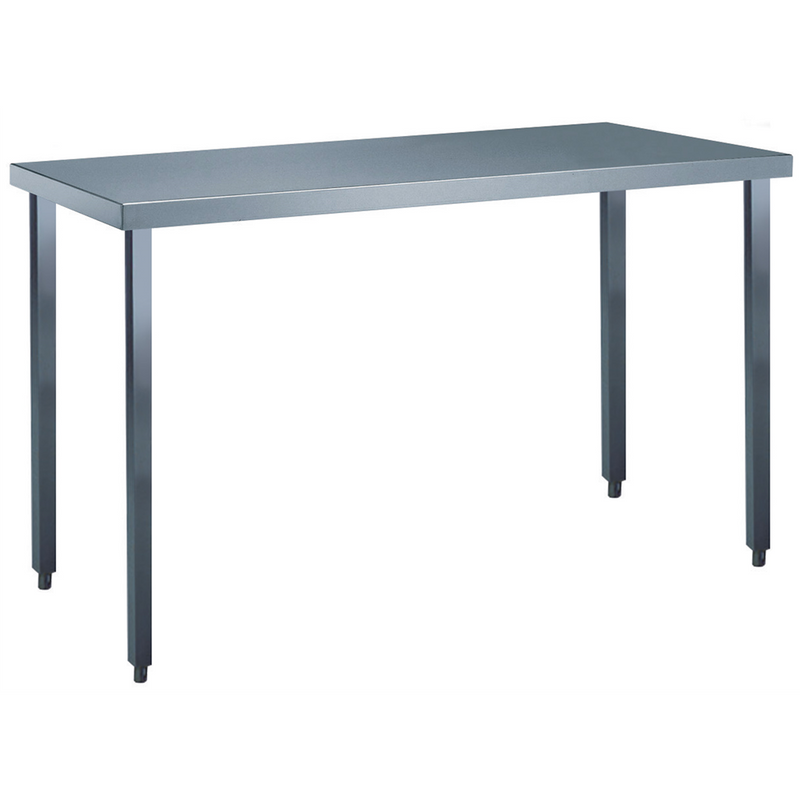Zanussi rustfrit stålbord - Standard serie - 70 cm dyb, 50-280 cm bred