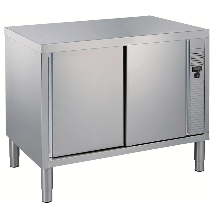 Zanussi varmeskab med 1 hylde og 2 skydedøre - EVO700 - 140 cm