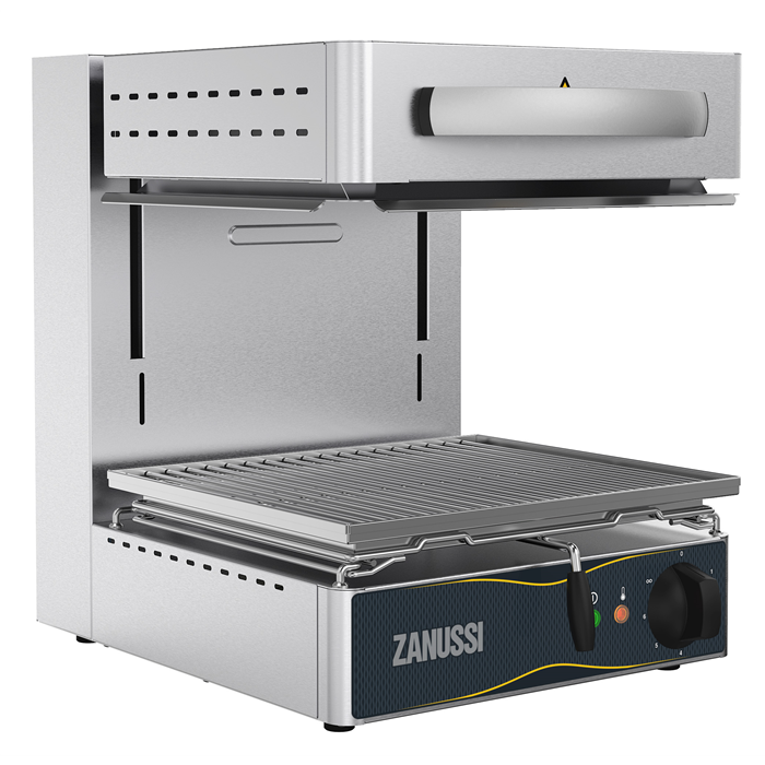 Salamander Zanussi med justerbar top og åbne sider