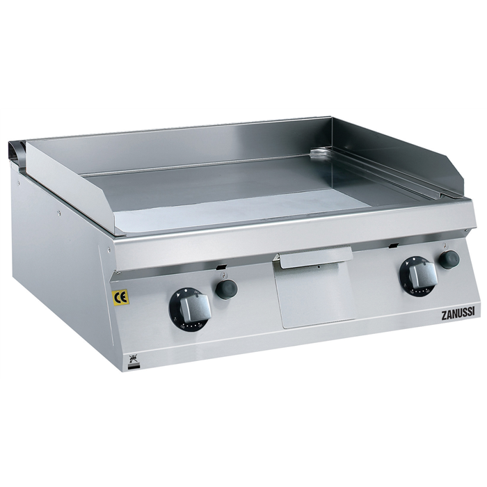 Zanussi EVO700 - Gas stegeplade - Naturgas/flaskegas - Glat - 14 kW - 80 cm