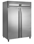 Commercial fridge double - Tefcold RK1420X1 - 393 liters - 47 DB - 1.31KW/24 hours (GN 2/1)