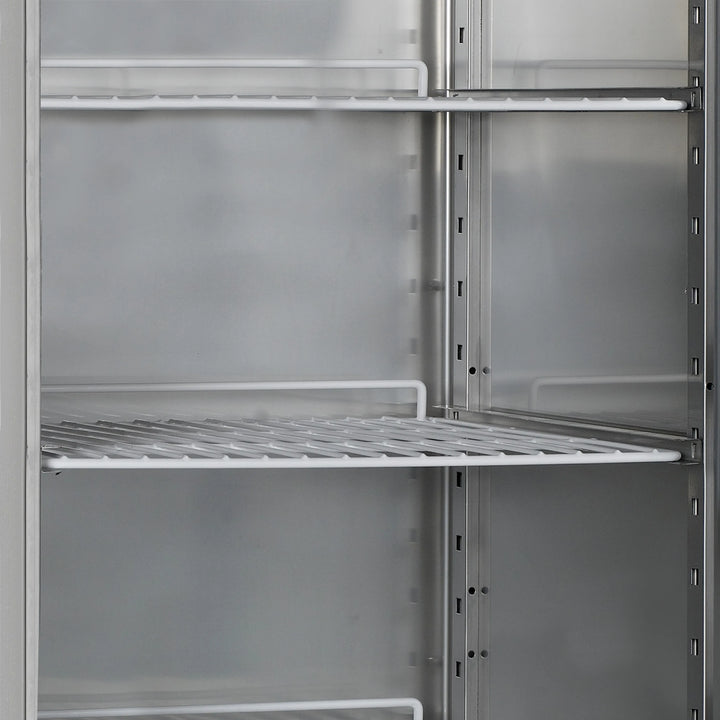 Lagerkøleskab - Tefcold RK505 - 45 DB - 1,12 KW/24 timer (53 x 54 cm hylder)