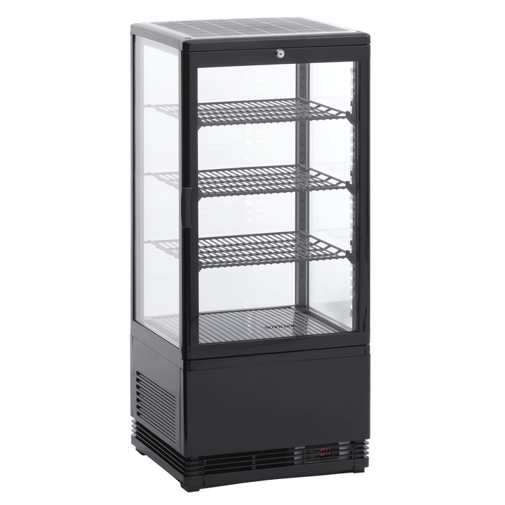 Bord kølemontre - RT 82 BE - Sort - 71 liter - 2,74 kW/24 timer