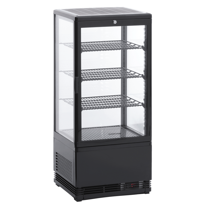Kølemontre (bordmodel) - RT 82 BE - Sort - 71 liter - 2,74 kW/24 timer