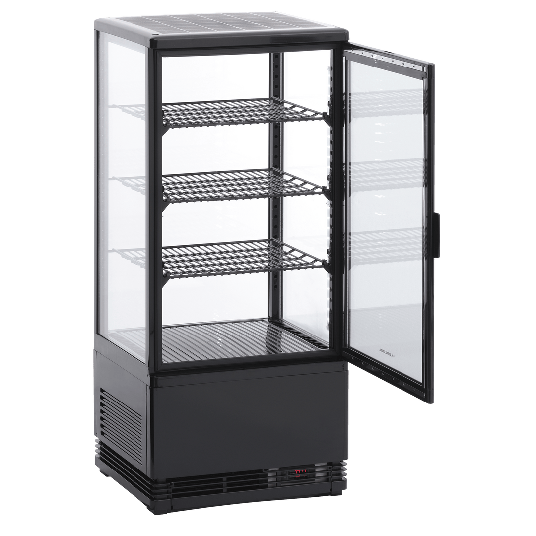 Bord kølemontre - RT 82 BE - Sort - 71 liter - 2,74 kW/24 timer