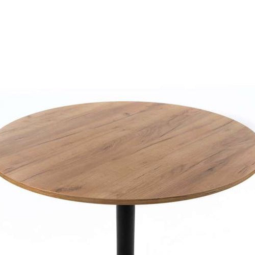 Round cafe table - Decor-laminate oak - Ø100 cm - Indoors