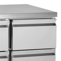 Saladette med fast bordplade - Tefcold SA910 - 230 liter - 3,12 kw/24 timer - 90 cm bred