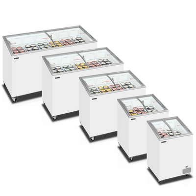 Isfryser - Tefcold IC501SCEB - 398 liter - 45 DB - 2,55 kw/24 timer - 155 cm lang