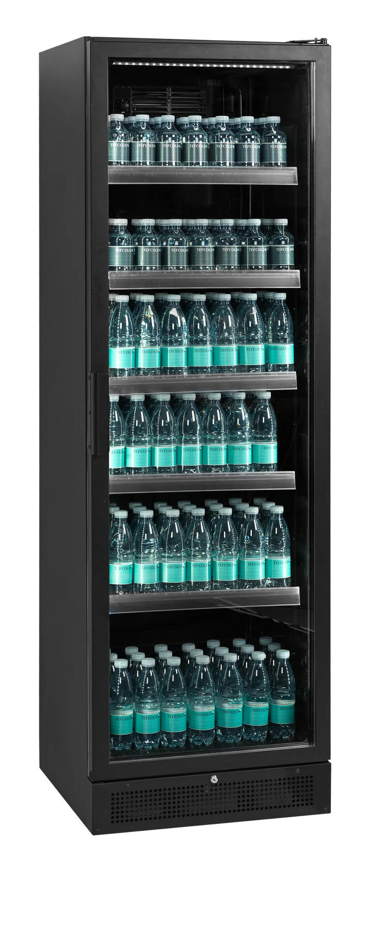 Sort display køleskab - Tefcold  SCU1425H - 347 liter - 45 db - 1,8 kw/24 timer
