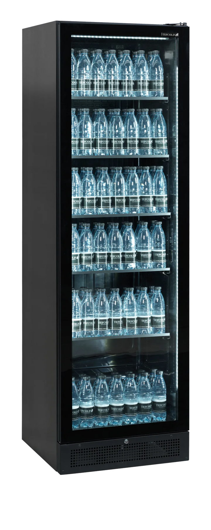 Sort display køleskab - Tefcold SCU1425 FRAMELESS - 347 liter - 45 db - 1,87 kw/24 timer