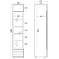 Display køleskab - Scancool SD 217 BE - 133 liter - 50 dB - 1,57 Kw/24 timer - 39 cm bred