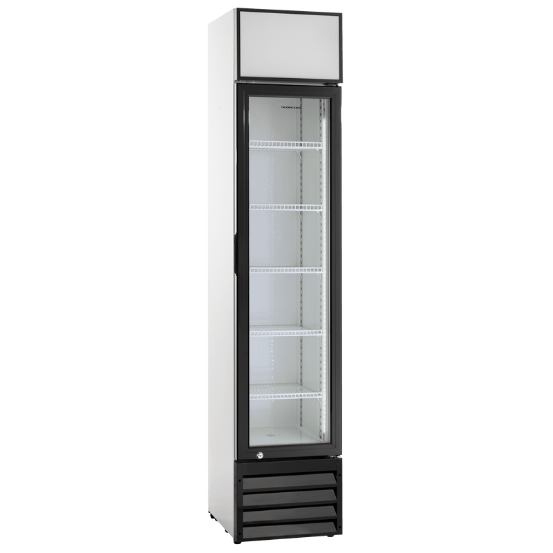 Display køleskab - Scancool SD 217 E - 133 liter - 50 dB - 1,57 Kw/24 timer (med lystop)