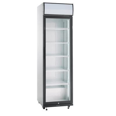 Display køleskab - Scancool SD 420 E - 360 liter - 50 dB - 1,75 Kw/24 timer (Med lystop)
