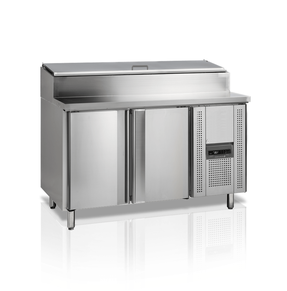 Sandwichbord med kantineholder - Tefcold SS7200 - 297 liter - 2,7 kw/24 timer - 136 cm bred