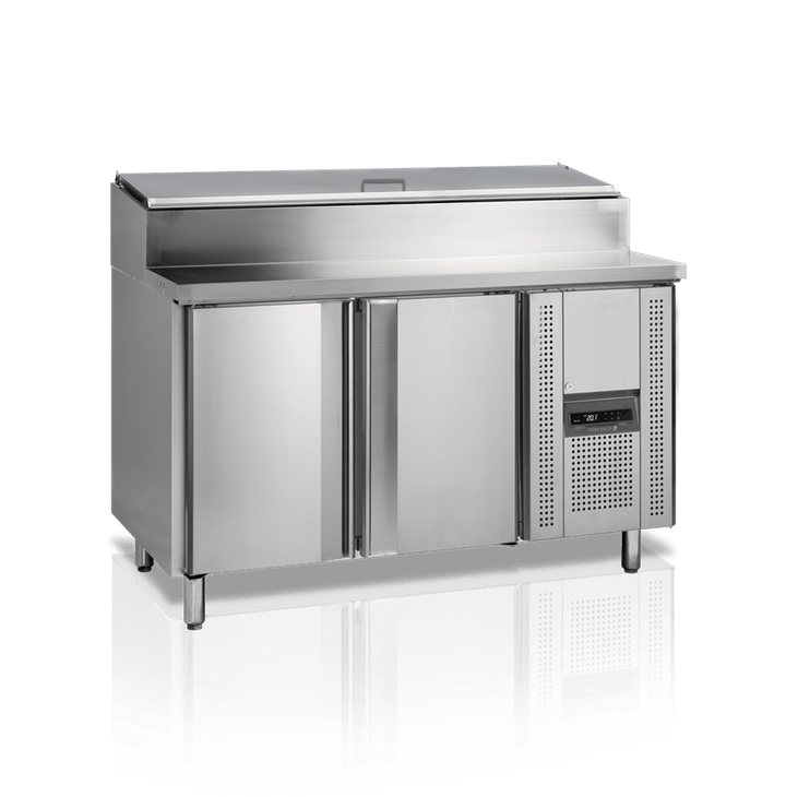 Sandwichbord med kantineholder - Tefcold SS7200 - 297 liter - 2,7 kw/24 timer - 136 cm bred