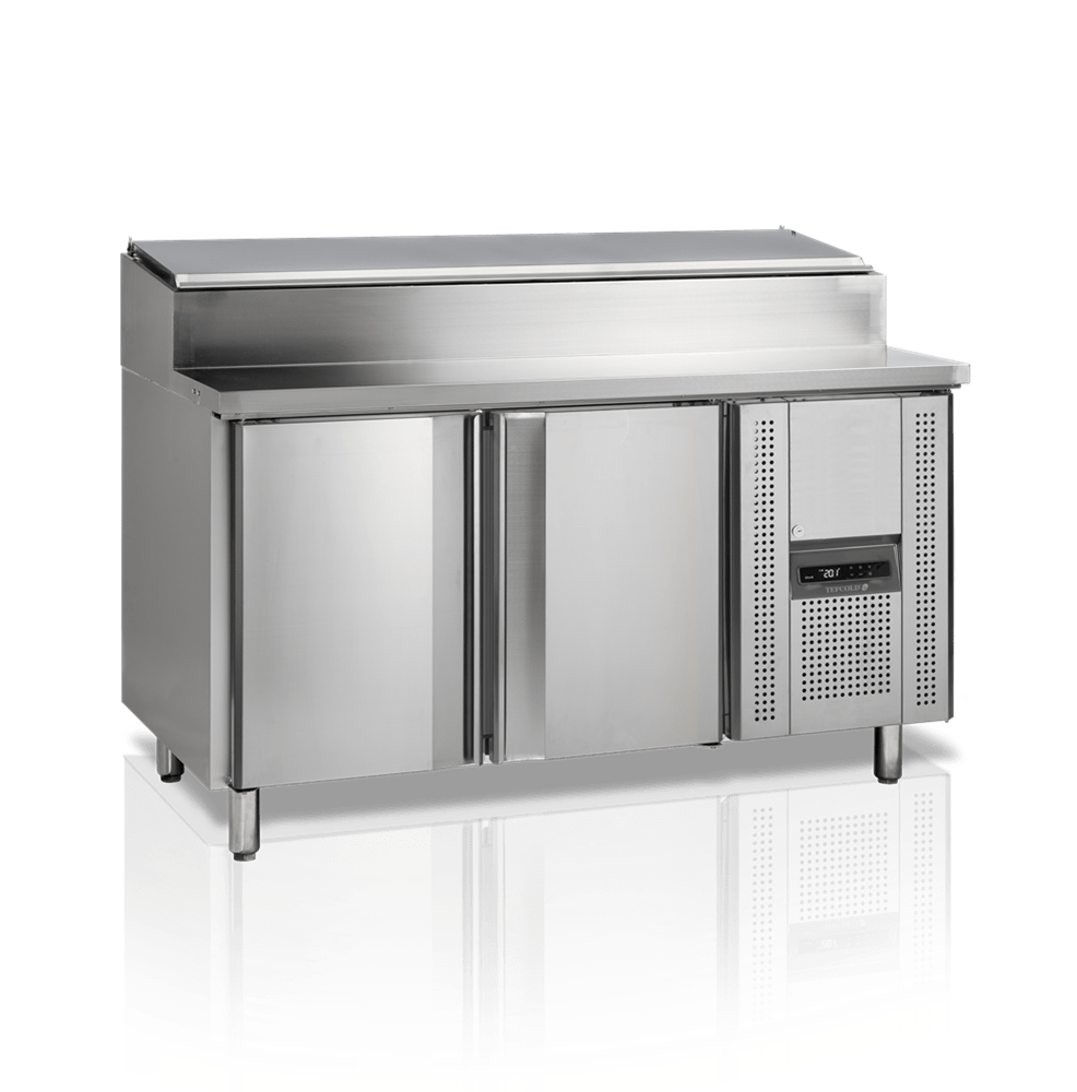 Sandwichbord med kølebrønd til GN 1/3 - Tefcold SS8200 - 337 liter - 2,8 kw/24 timer - 151 cm bred